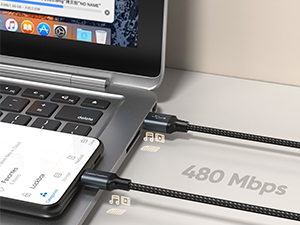 USB to usb c cable short