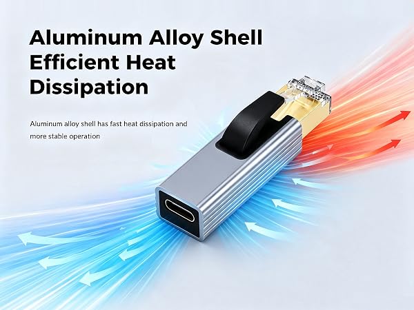 Aluminum Shell Ensures Cool and Stable Performance