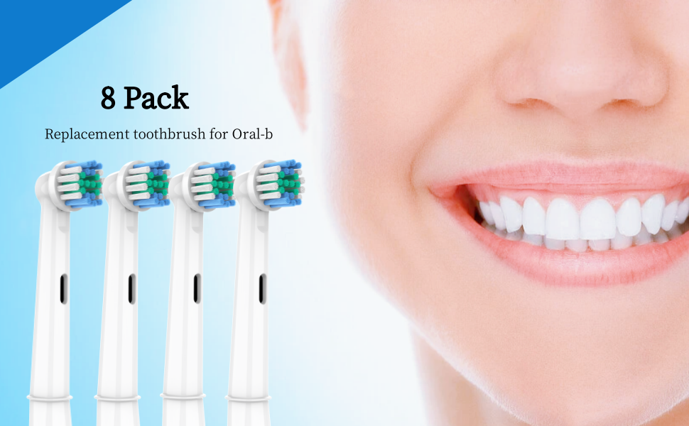 Replacement heads for oral b