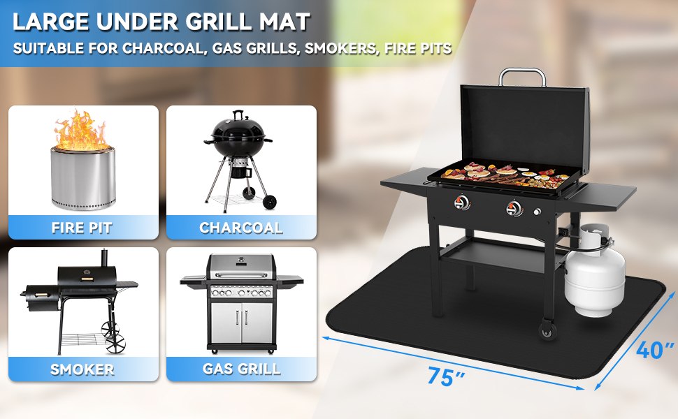 Grill Mats for Outdoor Grill