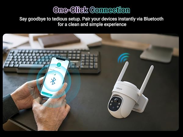 bluetooth connecton security camera