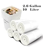 Small Garbage Bag, 2.6 Gallon (10L) Trash Bags, Wastebasket
