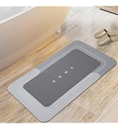 Housego Absorbent Bath Mat Magic Rug, Quick Drying Mat Magic Bath Mat Non-Slip Floor Rug Rubber B...