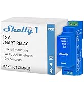 Shelly Pro 1 | Wi-Fi & LAN, 1-Channel Smart Relay Switch | Home Automation | Bluetooth Gateway | ...