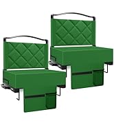 Kaganoon Stadium Seats with Back Support and Cushion Thick Padded Bleacher Chairs with Shoulder S...