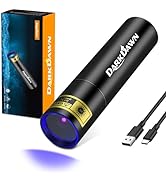 DARKDAWN UV 365nm Black Lights,Mini USB - C Rechargeable Flashlights Portable Woods Lamp, Handhel...