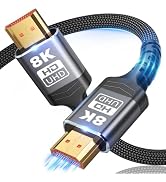 10K 8K HDMI Cable 2.1, Available 1.5FT, 3.3FT, 5.5FT, 6.6FT, 10FT, 13FT, 16FT, 20FT, 25FT Lengths...