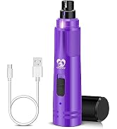 Casfuy Dog Nail Grinder with LED Light - Upgraded 2-Speed Electric Pet Nail Trimmer Powerful Pain...