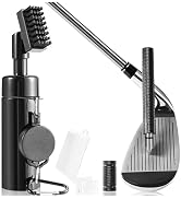 Wynaura Pro Golf Club Cleaner Brush with Golf Groove Sharpener Tool Suitable for U & V-Grooves 8 ...