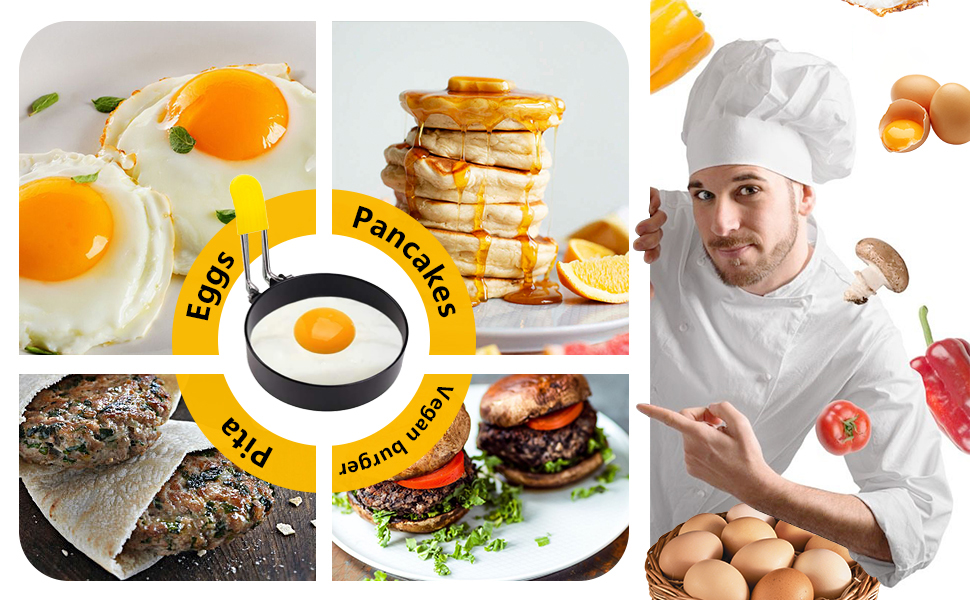 Anti-Scald Egg Rings 2-Pack Great Value