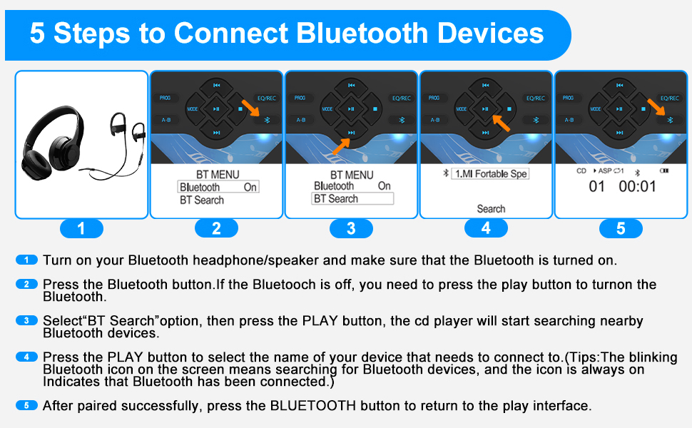 portable cd player with speakers car stereo cd player