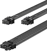 Fasgear PCIe 5.0 Power Cable 70cm - 16pin (12+4) 12VHPWR Connector for RTX 4070 4060 4050 to 2x8p...