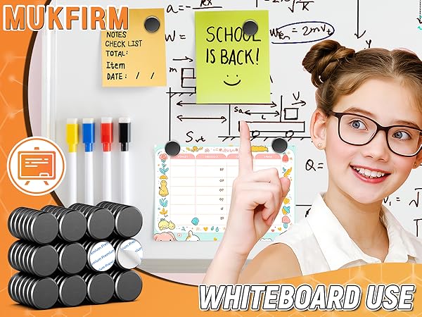 Ceramic magnets for whiteboard