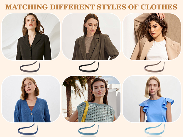 Matching different styles of clothes