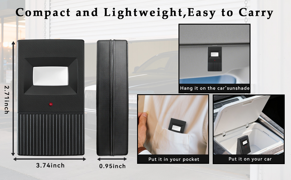Garage Door Opener Remote Compatible with Linear Delta 3
