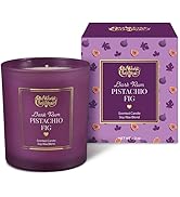 Old World Christmas Dark Rum Pistachio Fig Candle, Hand-Poured 8?oz Soy Wax Blend with Cocoa, Fig...