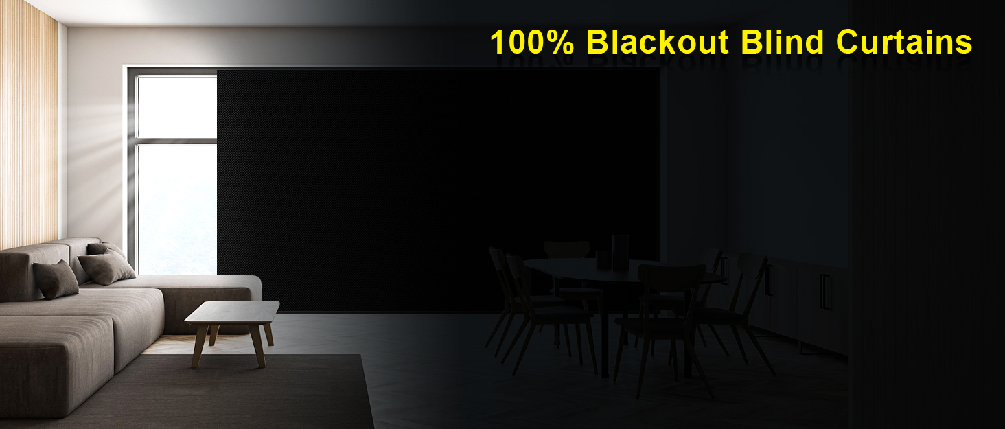 100% Blackout Blinds