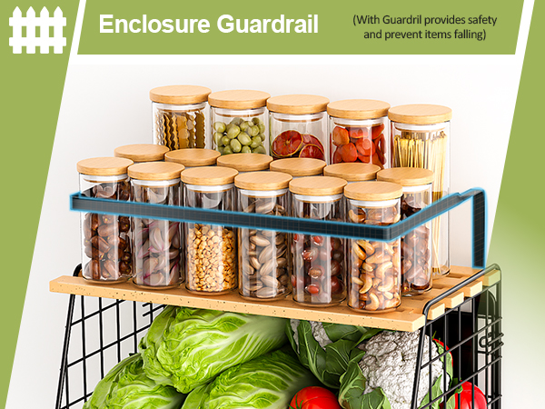 magnetic basket for fridge