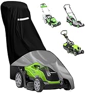 Lawn Mower Cover,Heavy Duty 420D Polyester Oxford Push Mower Cover,Waterproof,UV Protection Unive...