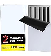 DIYMAG 2Pack Strong Magnetic Vent Covers, Magnets for Home Floor Standard Air Register, 8" x 15.5...