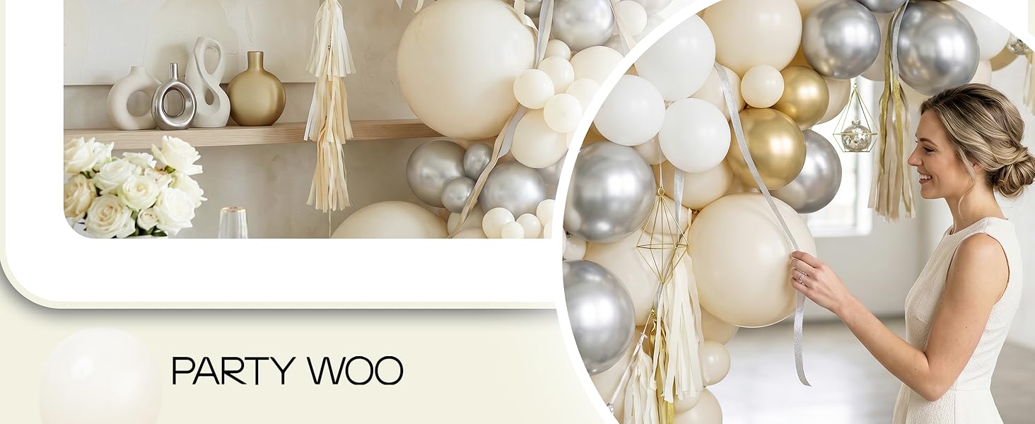 Beige Balloons