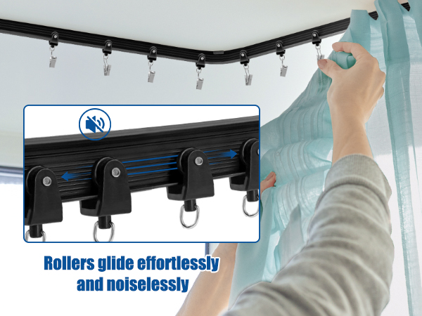flexible ceiling curtain track bendable ceiling curtain track curved ceiling curtain track