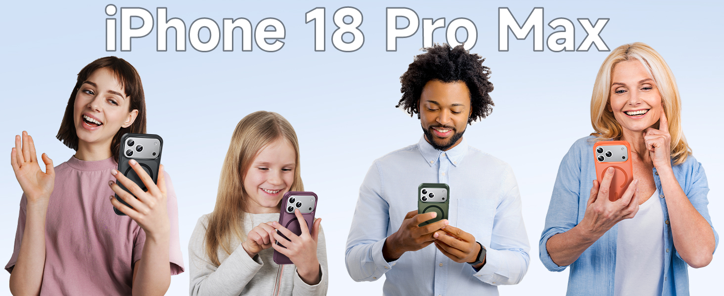 iPhone 18 pro max case with magsafe screen protector i phone 18 pro max cover funda para