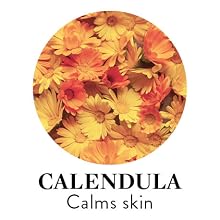 calendula: calms skin