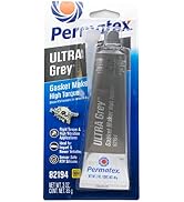 Permatex 82194 Ultra Grey Rigid High-Torque RTV Silicone Gasket Maker, 3.5 oz.