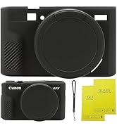SZHSYJY G7X Mark II case,G7X Removable Lens Cover Silicone Cover for Canon PowerShot G7X ii,Comes...