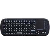 iPazzPort 2.4G+Bluetooth Wireless Mini Keyboard with Touchpad and Mouse Compact Design,Portable L...