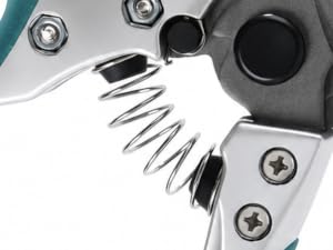 heavy duty spring loaded bypass pruning clippers reduce wrist strain hand fatigue