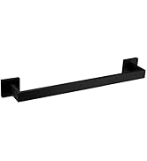 VELIMAX Premium Stainless Steel Towel Bar Black Towel Rack Wall Mounted Towel Rail Towel Rod for ...