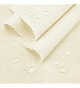 Q&J Fabric Co. 3 Yards Waterproof Canvas Fabric by the Yard 8oz Cotton Canvas Fabric 59 Inch Wide...