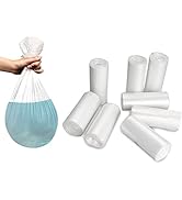 0.5 Gal Trash Bags Small 240 pcs Clear Strong Tiny Garbage Bags for Mini Desk Trash Can, Fit 0.4-...