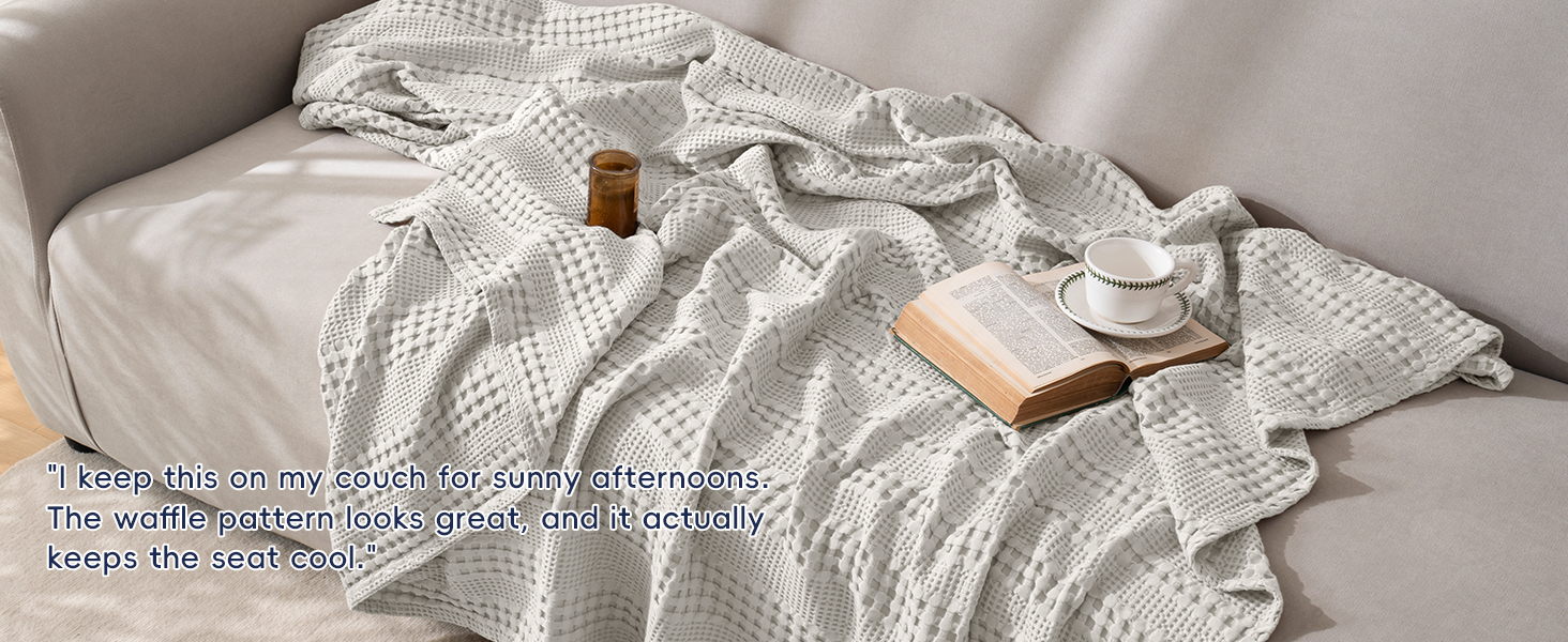 Cooling Waffle Blanket