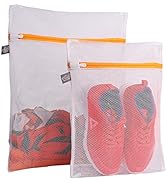 Kimmama Set of 2 Delicates Laundry Bags,Durable Zipper Mesh Laundry Bag, Wash Bag,Protect Cloth S...