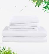 PHF Cooling Sheets Set Queen Size 6 Piece - 100% Rayon Derived from Bamboo_Sheets - Wider Elastic...