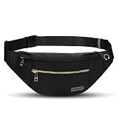 MAXTOP Large Crossbody waist Pack with 4-Zipper Pockets,Gifts for Enjoy Sports Festival Workout T...