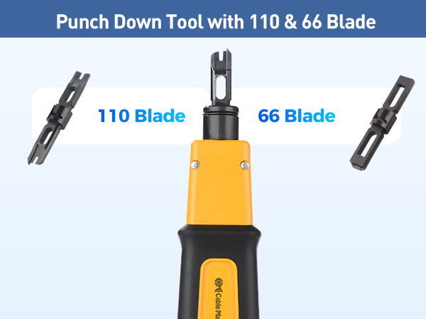 Punch Down Tool with 110 & 66 Blade