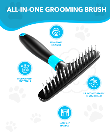 Dog rake, grooming rake, pet grooming, pet rake, undercoat rake for dogs