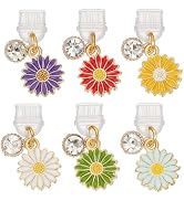 OLYCRAFT 6Pcs Dust Plug Charm Type C Anti Dust Plugs 1.1 inch Long Mobile Dustproof Plugs with Su...