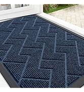 OLANLY Front Door Mat Indoor Outdoor Entrance, Waterproof All-Season, All-Weather Doormat, Sturdy...