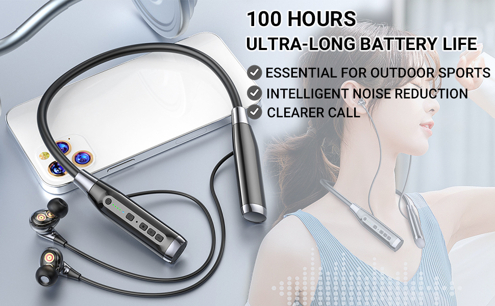 Bluetooth Headphones Neckband