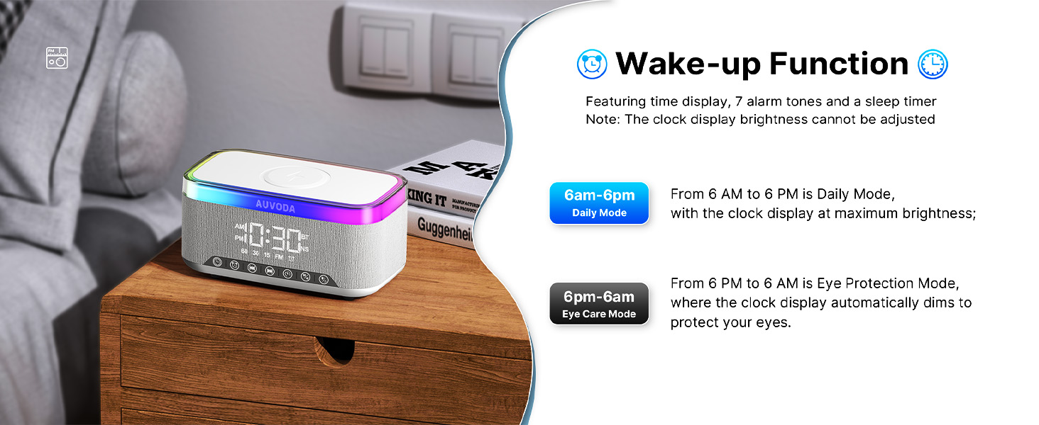 Bluetooth speaker includes practical wake-up function