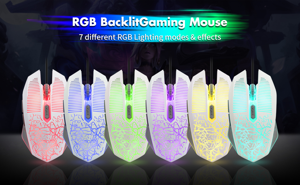 Gaming LED Wired Keyboard and Mouse Combo