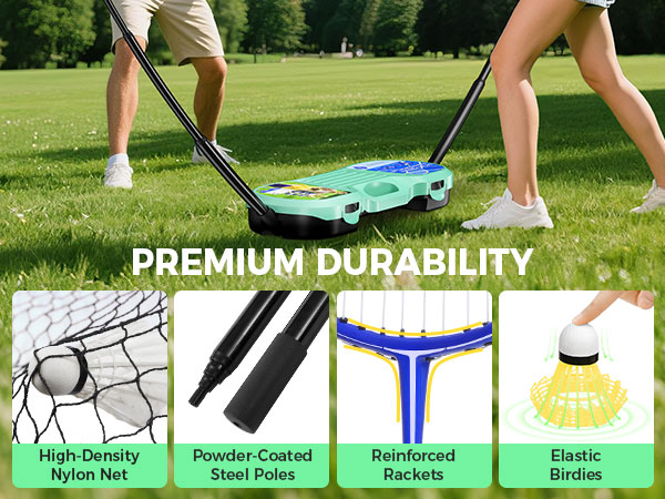 badminton set badminton sets for backyards portable badminton net sets bad mittens set