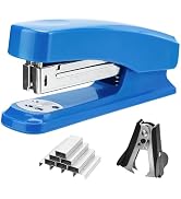 M&G Stapler, Desktop Stapler with 100 Staples and Remover, 25 Sheet Capacity, Two Binding Modes, ...