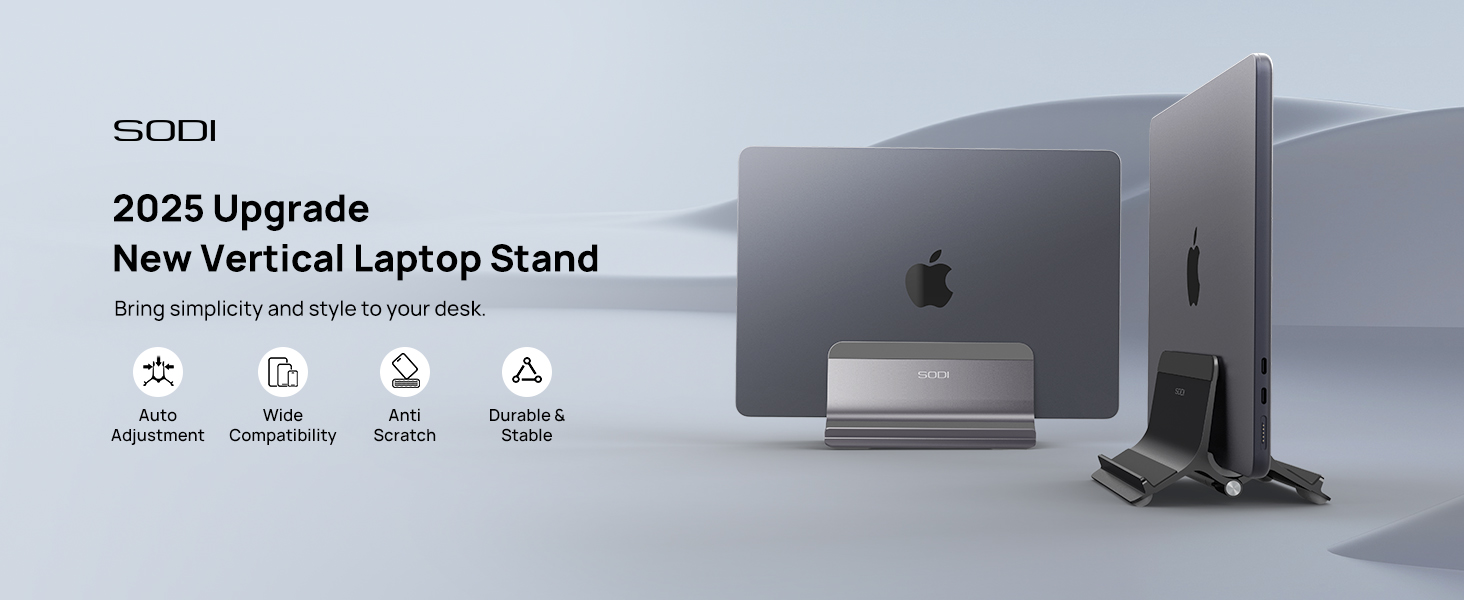 vertical laptop stand