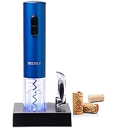 Secura Electric Wine Opener, Automatic Electric Wine Bottle Corkscrew Opener with Foil Cutter, Re...